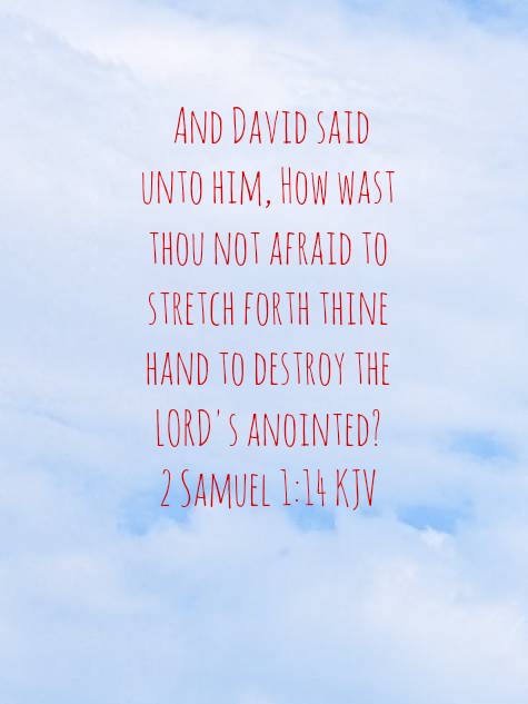 The Lord’s Anointed